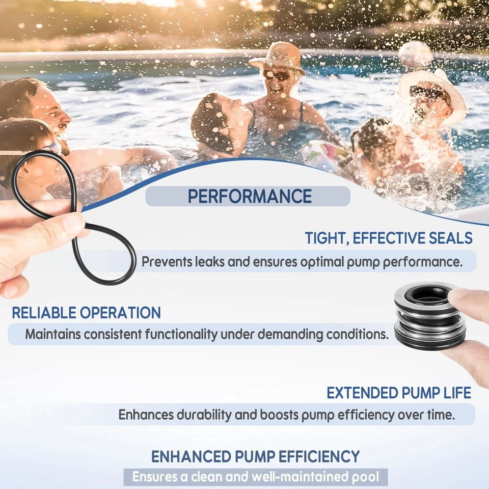 O-Ring Pump Repair Rebuild Kit for Sta-Rite P2RA P2R DuraGlas MaxeGlas PRE 1998 - Image 4 of 4