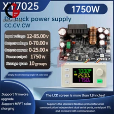 XY7025 CNC DC Adjustable Buck Power Supply Module Voltage Regulator  25A/1750W