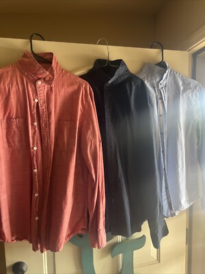 mens button down shirts - 3 Piece Set