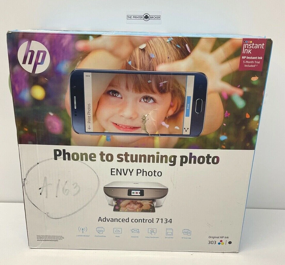 HP ENVY Photo 7134 A4 Colour Multifunction Inkjet Printer Z3M48B - Image 2 of 4