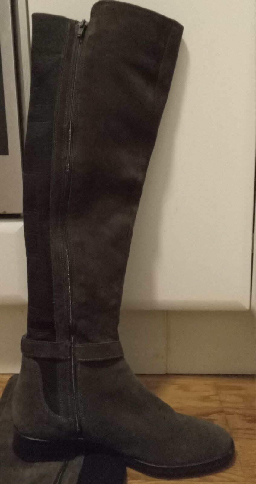 DIanna Gregorry Women's Knee High Suede Riding Boots Sz39 | eBay