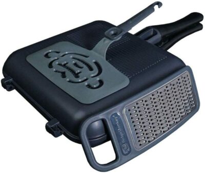 RidgeMonkey Connect Toaster XXL Pfanne & Grillplatte Set - BRANDNEU - Angeln/Camping