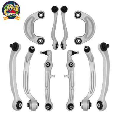 10x Front Upper & Lower Control Arm Kit for 2004-2019 Bentley Gt Gtc Flying Spur