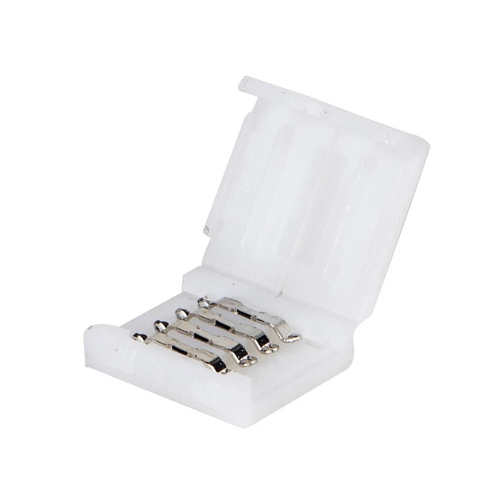 20Pcs 10mm 4 Pin L Shape Unwired Gapless Solderless SMD 5050 LED RGB Connector - Image 4 of 4