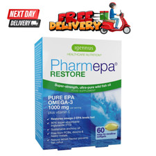 Pharmepa RESTORE - 1000 mg pure EPA Omega-3 from Wild Fish Oil, 1-month supply -