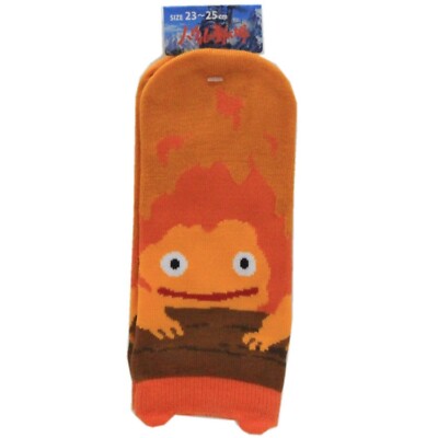 Howl's Moving Castle Puppet Socks Calcifer 23-25cm Studio Ghibli Neu JP