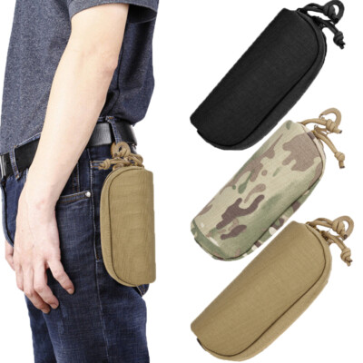 Tactical Molle Glasses Case Sunglasses Pouch Eyeglasses Box