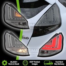 Ford Fiesta Mk7 Hatch 2008-2012 LED Chrome Upgrade Rear Back Tail Lights Lamps