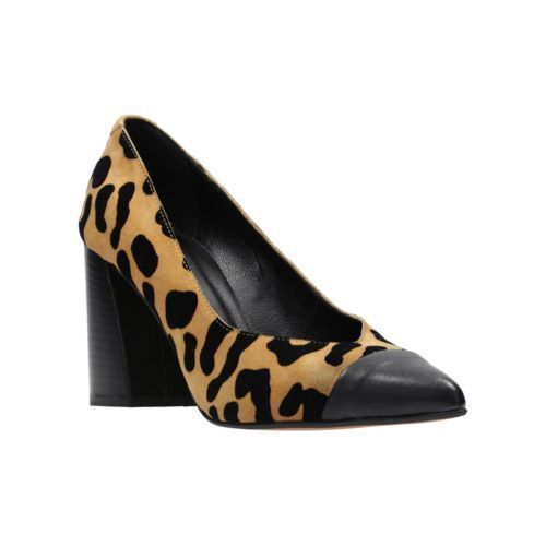 clarks shoes leopard print