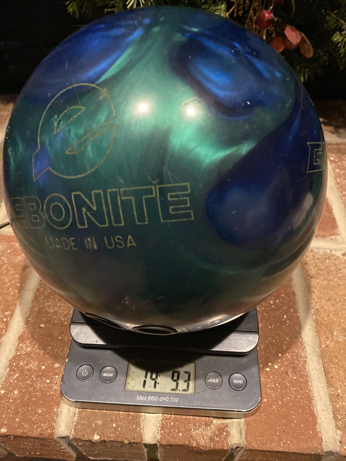 15lb Ebonite Verdict Bowling Ball Second Drill eBay