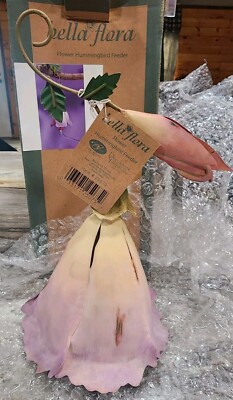 Vintage Bella Flora Flower Hummingbird Feeder