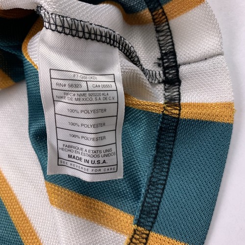 Vintage 90s Nike Los Angeles LA Galaxy MLS Striped Soccer Jersey Mens XL X-Large - Picture 7 of 13