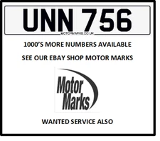 UNN 756 CHERISHED NUMBER PLATE UNN 756 SEE SHOP LOADS MORE UNN 756 NUMBER PLATE 