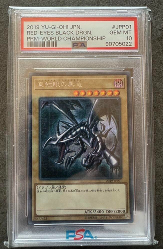 PSA 10 RED-EYES BLACK DRAGON 2019-JPP01 Millennium Secret YuGiOh WCS 2019 Japan