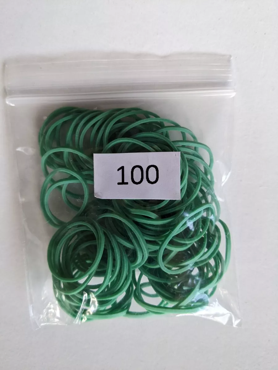 100 Rubber Bands Size 10 GREEN Small 1 1 4