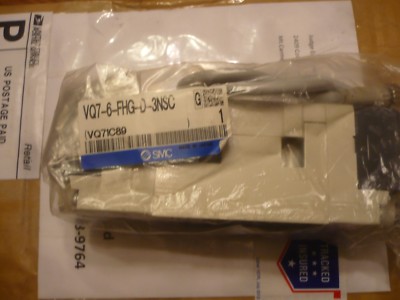 New SMC VQ7-6-FHG-D-3NSC VQ76FHGD3NSC VALVE ISO DBL SOL SIZE 1