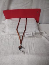 BADGE AND KEY HOLDER/ avori Rhinestone /Bling Breakaway /Lanyard Orange
