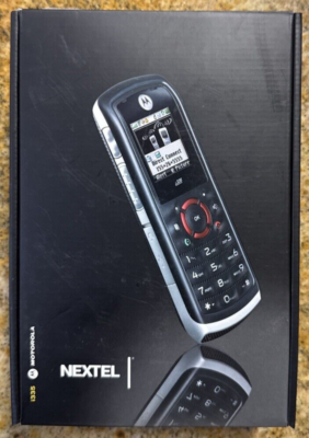 Motorola i335 Black Nextel Cellular phone (New In The Box) | eBay