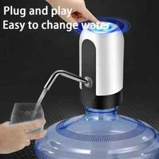 Manual Water Bottle Jug Hand Dispenser Automatic Electric Pump 5 Gallon USB