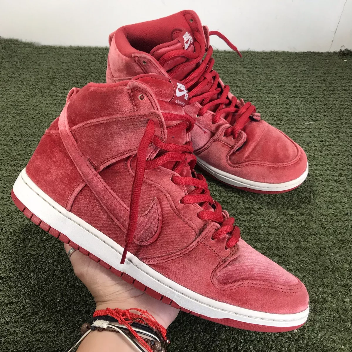 NIKE DUNK HIGH PREMIUM SB GYM RED-WHITE