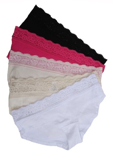 ex M&S Lace Top Knickers 2 3 4 5 or 6 Pair Packs Size 6-28 Tanga Full Bikini - Picture 47 of 83