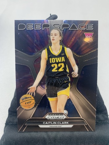 2024 Panini Draft Picks Prizm Caitlin Clark Rookie Deep Space Iowa/Fever RC K1