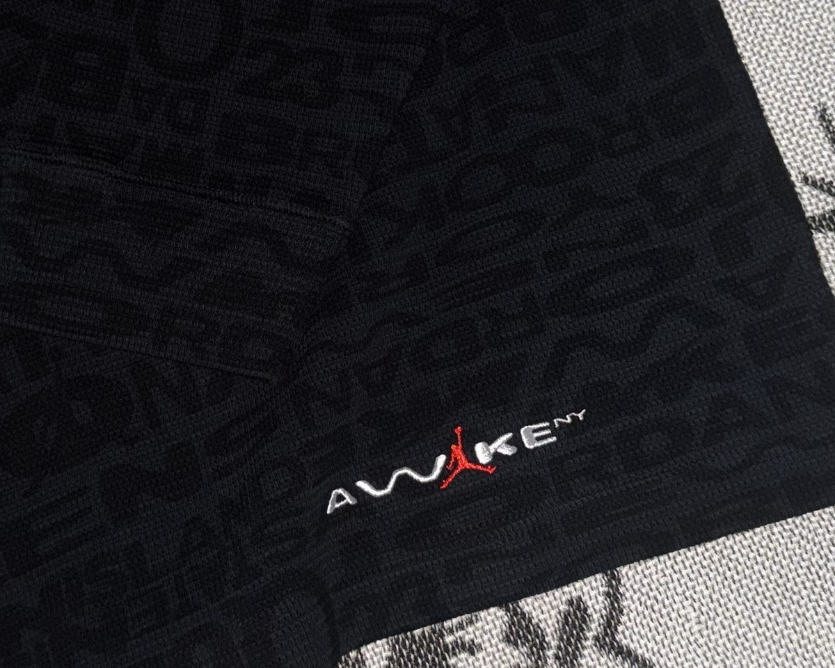 AWAKE NY X JORDAN 5 BOROUGH LONGSLEEVE THERMAL TOP BLACK (SZ