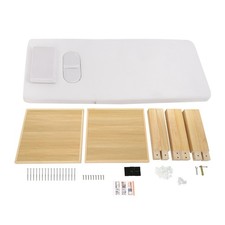 Wide Massage Bed 400kg Load Physical Treatment Bed Spa Facial Bed With 6 Legs