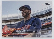 2018 Update Image Variation SP (Horizontal Blue Warmup Shirt) JD Martinez 0b3