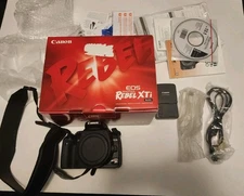 Canon EOS Kiss Digital X (Rebel XTi / 400D) 10.1MP DSLR Camera Body & Battery 