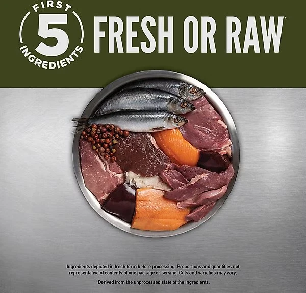 Comida seca alta en proteínas original sin granos ORIJEN, bolsa de 23,5 lb Foto 3 de 4