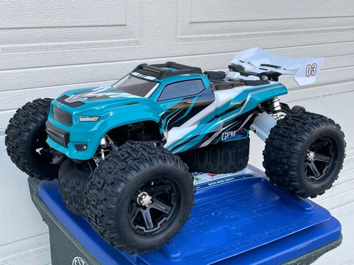 Traxxas Sledge RTR 6S 4WD Electric Brushless 1/8 Monster Custom W/ Hop Ups - Picture 2 of 19