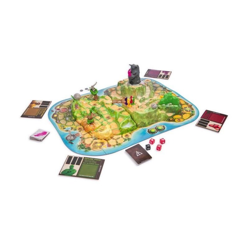 Jeu Jumanji L'Ile du Danger Spin Master pour captiver les adolescents loin des écrans numériques