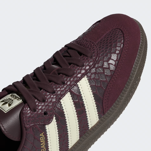 Adidas Samba OG Maroon Snakeskin IH3979 Echtleder Sneaker NEU - Bild 8 von 9