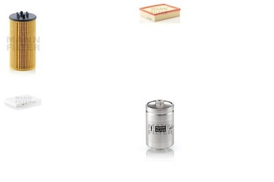 MANN-FILTER Inspektionspaket Filtersatz XL Leitungsfilter Filtereinsatz für AUDI