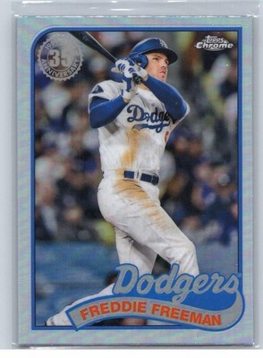 2024 Topps Chrome Update 1989 Topps 35th Anniversary #89CU-16 Freddie Freeman