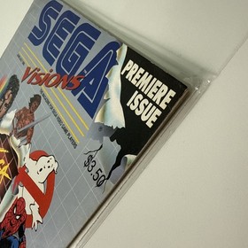 Sega Visions Premiere Magazine Issue Magazine  First 1 w Cards cgc Retro MJ 90s