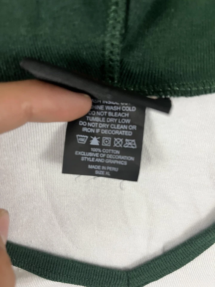 Dale Earnhardt Jr Shirt Womens XL Hooded Raglan Green White NASCAR Racing 88 - Image 4 of 4