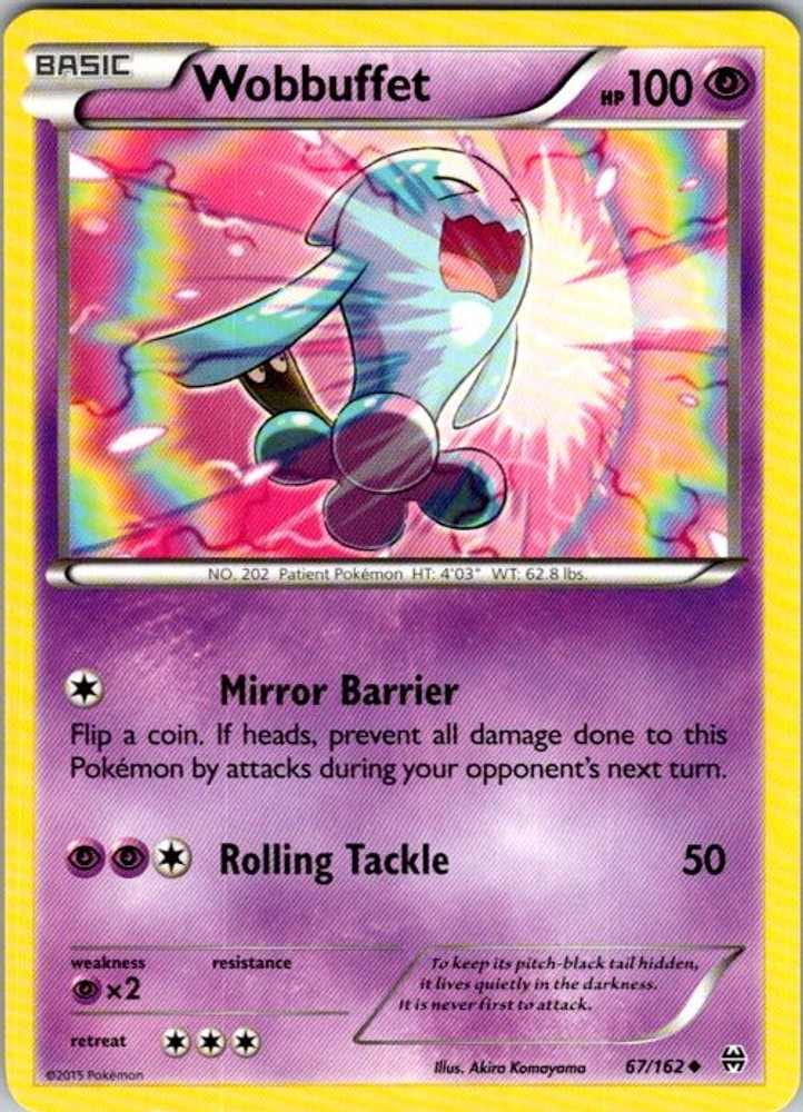Pokemon XY - BREAKthrough Wobbuffet 67/162 NM