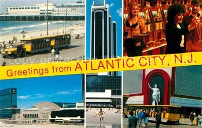 Atlantic City New Jersey Ocean One Mail Slot machines Convention Hall Boardwalk 