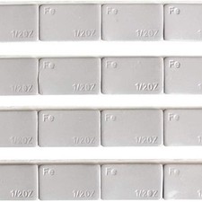1/2 Oz Grey Adhesive Backed Wheel Weights 12 Oz Pack 