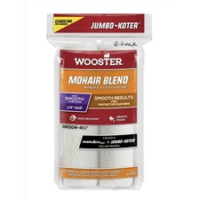 Wooster RR304-4-1/2 White Mohair Paint Roller Cover 4-1/2 L x 1/4 Nap in.