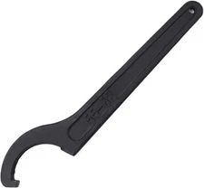 Utoolmart C Hook Spanner Wrench Collet Chuck for 55-62mm Round 210mm, Black 