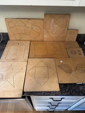 Lot AccuCut Cutting Dies Jumbo Size Box Heart Star Tag Wings