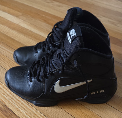 Nike Air Visi Pro 3 Women's Mid Top Basketball Sneakers Black 525757-001