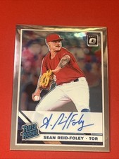 2019 Donruss Optic ~ Sean Reid-Foley ~ Rated Rookie ~ #RRS-SF ~ Blue Jays ~ Auto