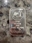 1 oz SilverTowne .999 Fine Silver Bar - Prospector and Donkey. Sealed