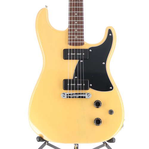 Squier Paranormal Strat-O-Sonic, Laurel FB, Black Pickguard, Vintage Blonde (RP)