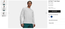 Under Armour Men's Tech Vent Hoodie WHITE FULL TEAM SET