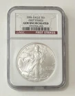 2006 American Silver Eagle $1 NGC First Strikes Gem Uncirculated (A)